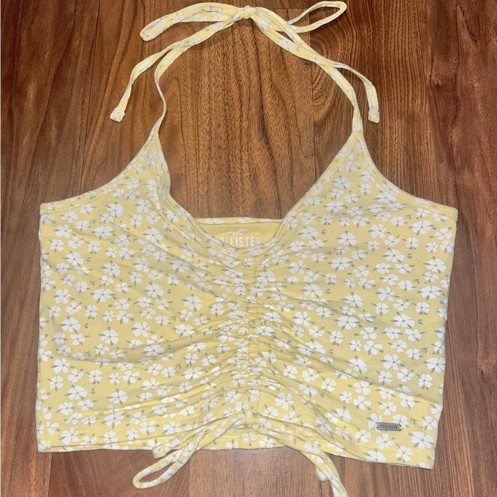 Hollister Scrunch Halter Tank